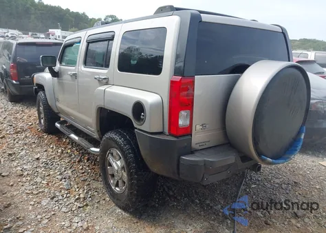 2007 Hummer H3 Suv из США, поврежденный, VIN 5GTDN13E078245059